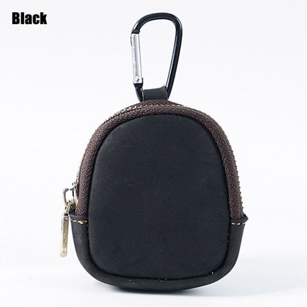 Läder Running Pouch Hörlursväska SVART - stock