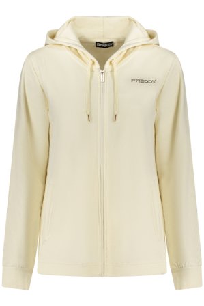 Freddy Felpa Con Zip Donna Bianco