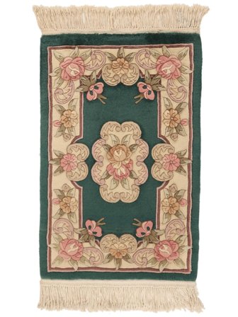 Oosters China 90 Line Vloerkleed 60X90 Bruin/Zwart Wol, China