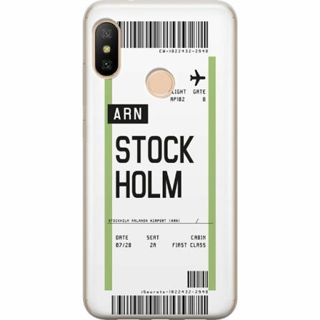 Xiaomi Redmi 6 Pro Genomskinligt Skal Stockholm
