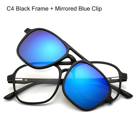 Magneettiset polarisoidut aurinkolasit, musta kehys, C4 C4