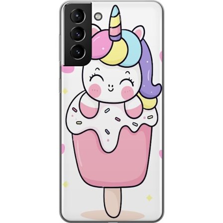 Mobilskal till Samsung Galaxy S21+ 5G med Glad enhörning