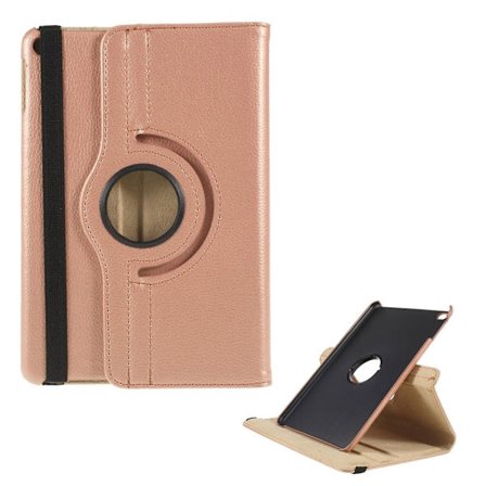 iPad Mini (2019) Litchi läderfodral - Rosguld