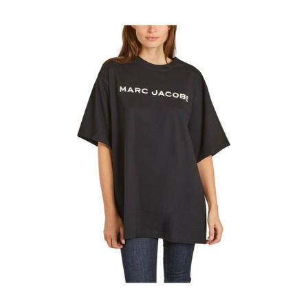 Marc Jacobs The Big T-Shirt in cotton Sort, Dame T-shirts, Størrelse: ONE Size