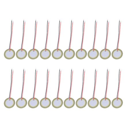 20 stk Piezo-skiver Piezo-skiver Piezo-membran Trommeutløser Piezo-sensor