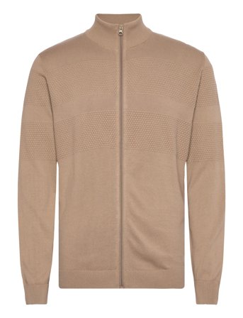 Lindbergh | Zip Through Purl Cardigan | XXXL