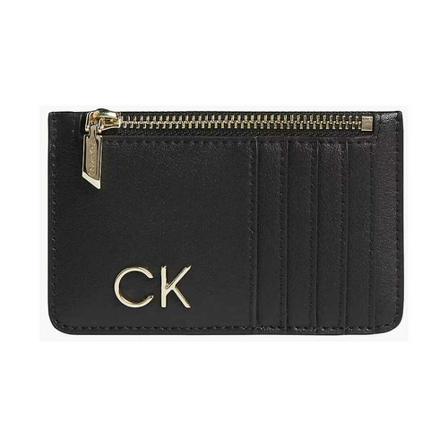 Calvin Klein Wallets Cardholders Sort, Dame Punge og Kortholder, Størrelse: ONE Size