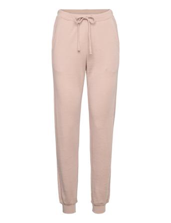 Loungetrousers Wool Jogger Sweatpants Hyggebukser Lyserød Lindex