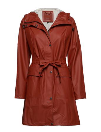 Raincoat Outerwear Rainwear Rain Coats Punainen Ilse Jacobsen