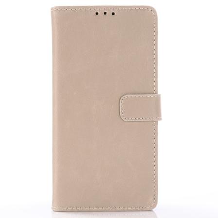 Samsung Galaxy S10 Retro Plånboksfodral - Grå Beige