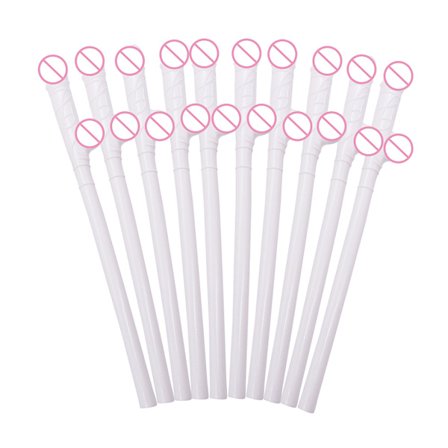 Stygga sugrör för möhippa