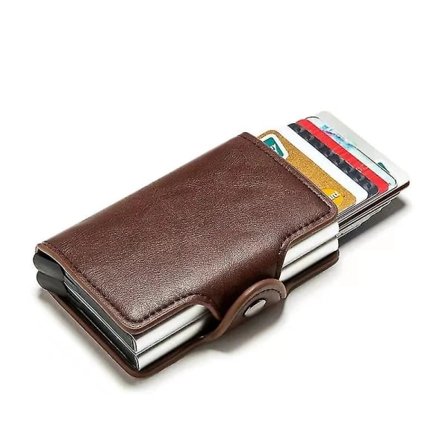 Kreditkort Holder RFID Blokering Mænds Læder Kort Tegnebog