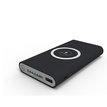 Bærbar Power Charger Trådløs Hurtigopladning 20000mAh Lithium-Ion Batteri