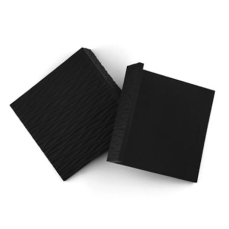 Espresso-tampermatte - Espresso-kaffeaccessoirer - Kaffeutstyr - Tampematte - Sklisikker - Matsikker silikonhjørnematte - Svart