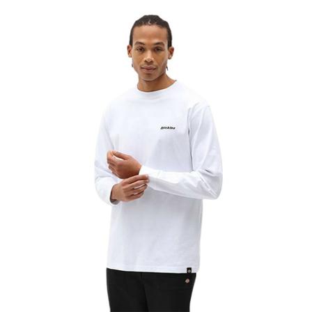 Dickies, Koszulka męska longsleeve Dickies Loretto Tee Dk 0A4X9Mwhx Biały, Mężczyzna, Rozmiar: S