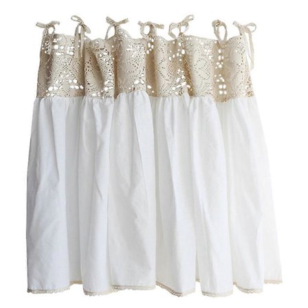 Blomsterdekor Kjøkkenvindu Kort Gardiner Hjemme Halv Gardiner Blackout Kafégardin