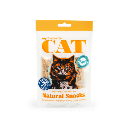 My favourite CAT - Frysetørket laks i terninger 30 g - Katt - Kattegodteri & kattegress - ZOO.no