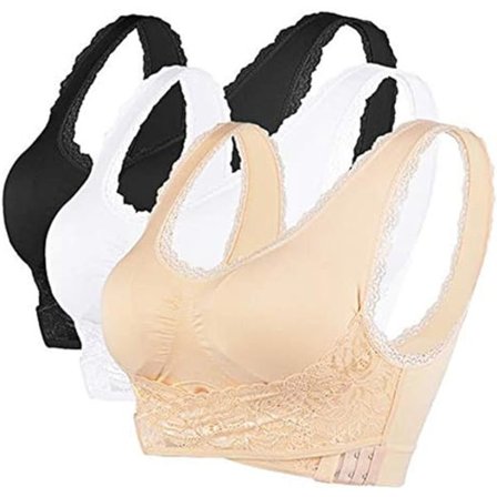 Kvinnors sömlösa trådlösa sport-bh bekväm bh underkläder ingen-bh push-up bhL