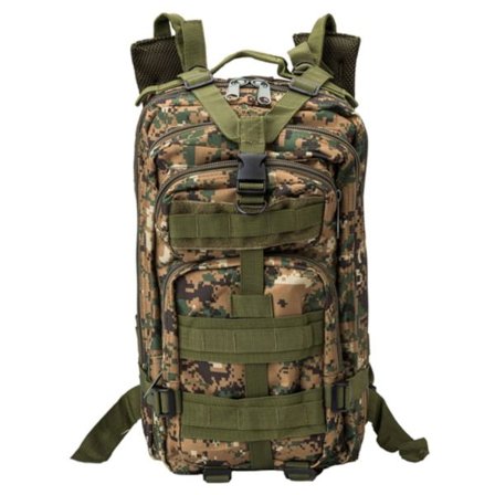 Military Bag / Backpack in Nylon, Camouflage - 25 Liter Multicolor