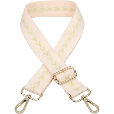 Justerbar 75-145cm håndholdt skulderrem (hvid) snor taske håndtag crossbody taske rem udskiftningsrem ensfarvet DIY tilbehør skuldertaske