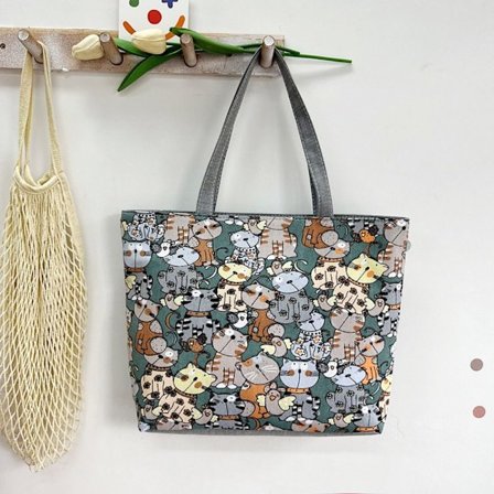 Handväska i canvas axelväska 01 01