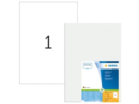 Herma Etikett Premium A3 297x420mm 100/fp - Lyreco - Emballage och lagerutrustning > Etiketter och godsmärkning > Specialetiketter