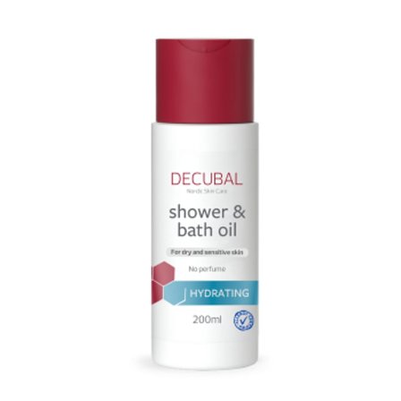 Decubal Shower & bath oil 200 ml, Skincare, Skincare Til Børn, Øvrigt