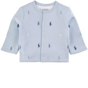 Kids - Ralph Lauren Reversible Embroidered Cardigan Light Blue 9 Months - Jumpers and knitwear - 9 months - Blue