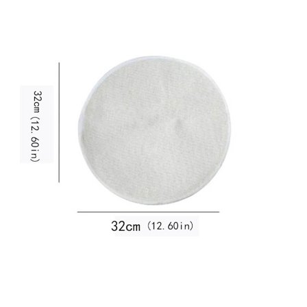 10 stk. runde dampkluter skuffeklut dampet risgass