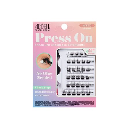 Ardell Naked Press On Underlash Extensions Natural 30 Pcs, Makeup, Øjenvipper, Kunstige Øjenvipper