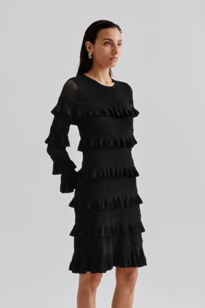 Malina - Violet mini dress - XL - Black