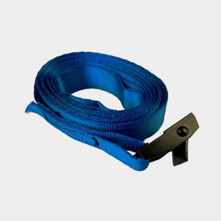 Tie-down strap BEMA ZG 4E, 25 mm x 3 meter, 200 kg, blue, 2-pack