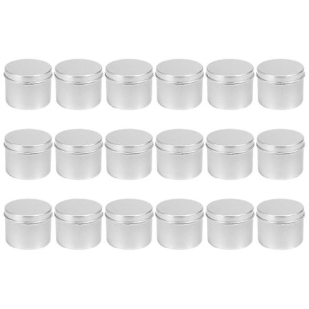 18-delars Ljusburkar, 4 Oz, Ljusbehållare för DIY Ljustillverkning, Ljusbehållare, Handgjorda Ljus