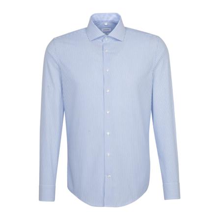 Seidensticker Business Shirt Slim , Blauw , Heren , Maat: XL