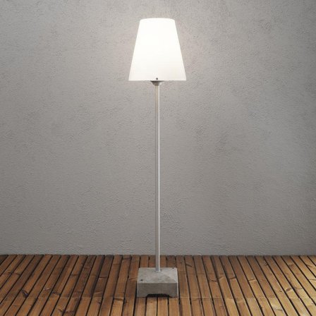 Konstsmide Lucca Lounge Golvlampa 60 W, E24-sockel Grå, Belysning