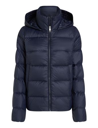 Lw Down Casual Jacket Vuorillinen Takki Topattu Takki Navy Tommy Hilfiger