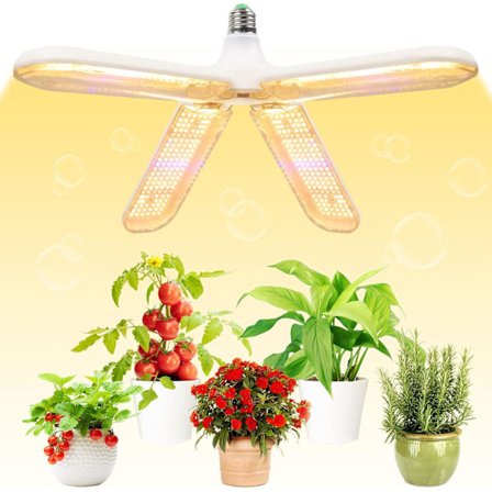 LED Vækstlys til Indendørs Planter 200W Plantelys Fuld Spektrum 552 LEDs E27 E26 Plantelyspære til Drivhuse Indendørs Grøntsager