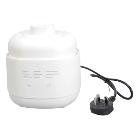 Liten 1L Elektrisk Slow Cooker Keramisk Grøt- og Suppekoker med Intelligent Varmesystem Grøtkoker Matlagingsverktøy