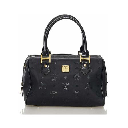 MCM Pre-owned, Pre-owned Handbags Zwart, Dames, Maat:ONE Size