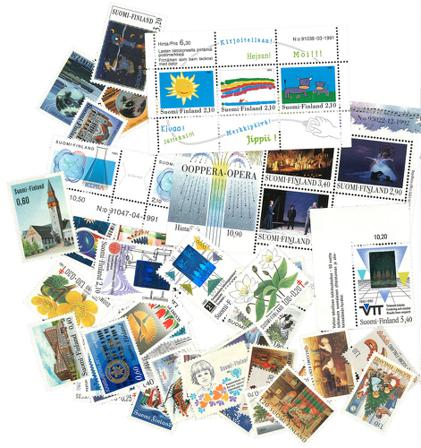 Finland - 43 frimærker + 1 miniark - Postfrisk
