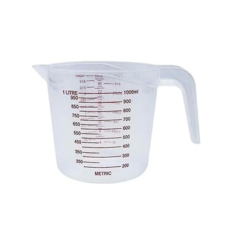 250/500/1000 Ml Bageværktøjer med Skala Køkken Høj kvalitet Kop Bage Målebeger Måling Special Plastik F5h5