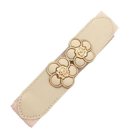 Blomsterbelter Bredt belte BEIGE