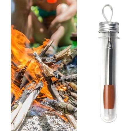 Bærbare, sammenleggbare belger for å blåse opp ild - rustfritt stål