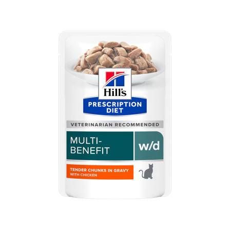 Hill's Prescription Diet W/D Multi-Benefit Alimento Per Gatti Con