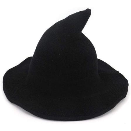 Häxhatt, 56-58 Cm Hopfällbar, Halloween, Jul, Svart