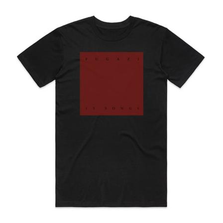 Fugazi 13 Songs 1 Album Cover T-Shirt Svart XXXL