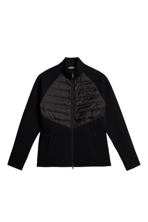 J.Lindeberg - Golf - Wendy Tech Knit Zip Sweater - Svart - Kvinna - S