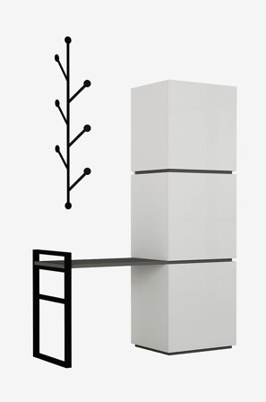 Homitis - Entrémøbel Mello - Hvid - Entrémøbler - Fra Homeroom