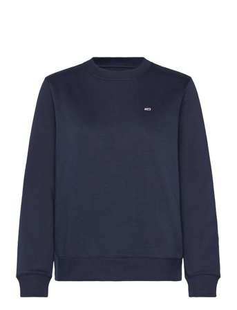 Tommy Jeans Tjw Reg S Flag Crew Marinblå