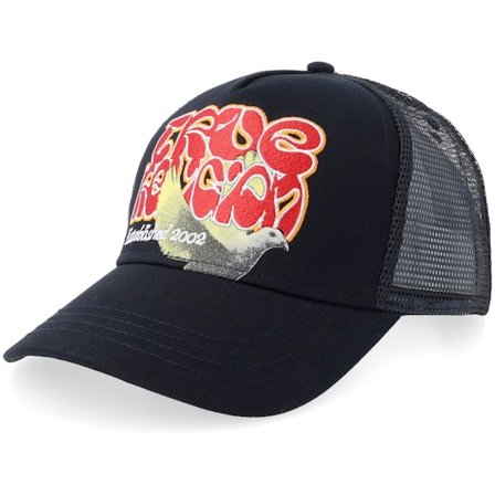 True Religion - Black - trucker - Cap - Dove Hat Black Trucker - Hatstore